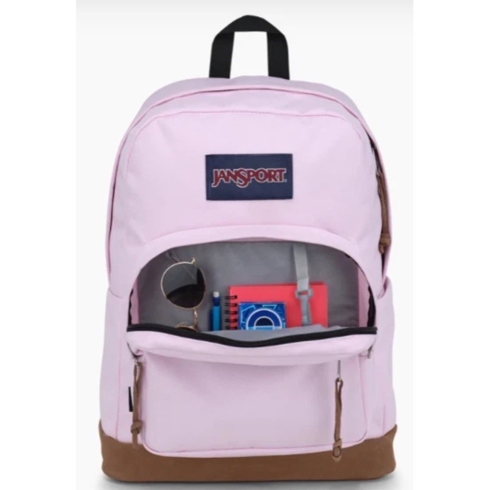 Jansport 2025 Right Pack Backpack PINK ICE 100% Original Brand NEW LAPTOP SCHOOL - Picture 4 of 6